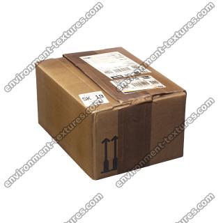 Cardboard Box Base 3D Scan #5